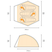 Regatta Montegra Geo 3 Mn sátor