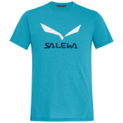 Férfi póló Salewa Solidlogo Dri-Rel M S/S Tee világoskék
