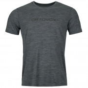 Ortovox 150 Cool Brand Ts M férfi póló fekete/szürke