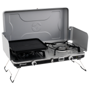 Outwell Merapi Pro Duo Deluxe kempingtűzhely ezüst Silver Grey