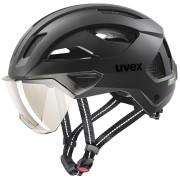 Uvex Stride Visor kerékpáros sisak fekete black matt