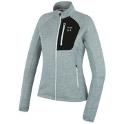 MOOA Nyore Grid 220 női pulóver kék aqua melange