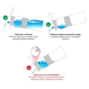 Ion8 Leak Proof Blue Flamingos 400ml gyerek kulacs