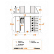 Vango Sherwood Air 600XL Package családi sátor