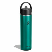 Hydro Flask 24 Oz Lightweight Wide Flex Straw Cap termosz zöld Emerald Green