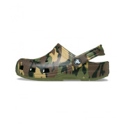 Crocs Classic Camouflage Clog Army Green/Multi gyerek papucs