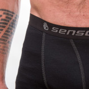 Sensor Merino Wool Active fekete boxeralsó