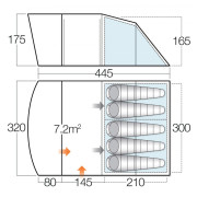 Sátor Vango Opera 500
