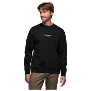 Black Diamond M Heritage Wordmark Crewneck férfi pulóver