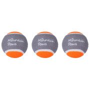 Mountain Paws Dog Tennis Balls, 3 Pack játékszer kutyáknak narancssárga/szürke Oarnge