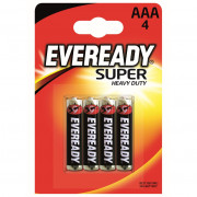 Elem Energizer Eveready super AAA/4pack fekete