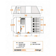 Vango Sherwood 600XL Package családi sátor