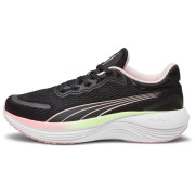 Puma Scend Pro futócipő fekete/rózsaszín Frosty Pink-Speed Green- White