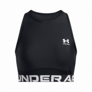 Under Armour HeatGear Rib Tank női felső fekete/fehér Black