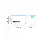Mestic Coolbox Compressor MCCP-45 AC/DC hűtőláda