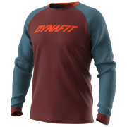 Dynafit Ride L/S M férfi funkcionális póló piros/kék 1571 - syrah/8160