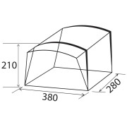 Brunner Wise A.I.R. TECH elősátor szett