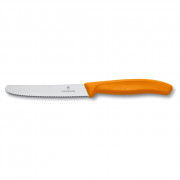Zöldségvágó kés Victorinox kerekített markolattal narancs