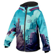 WAMU Dragon Fantasy gyerek softshell kabát kék BLUE