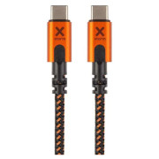 Xtorm Xtreme USB-C PD cable (1,5m) töltő és adatkábel fekete Black/Orange