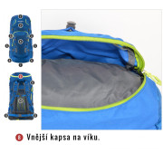 Hátizsák Husky Sloper 45 L