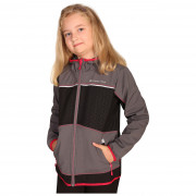 Gyerek softshell kabát Alpine Pro Stormo 2 szürke/rózsaszín
