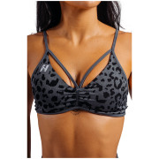 Nebbia Medium Support Leopard Sports Bra Primal sport melltartó