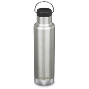 Klean Kanteen Insulated Classic 20oz (w/Loop Cap) termosz ezüst Brushed Stainless