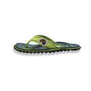 Gumbies Lime Hibiscus női flip-flop