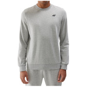 4F Sweatshirt M1181 férfi pulóver világosszürke Cold Light Grey Melange