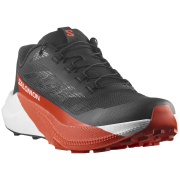 Salomon Pulsar férfi túracipők fekete Black / White / Cherry Tomato