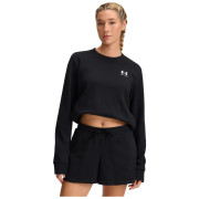 Under Armour Rival Terry Crew női pulóver fekete Black / / White