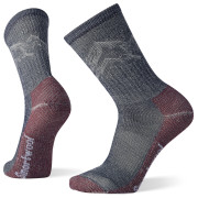 Smartwool HIKE CE LC MOUNTAIN PATTERN CREW férfi zokni szürke / fekete