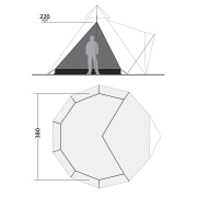 Szúnyogháló Robens Universal Tipi Mosquito Inner