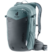 Deuter Compact 14+3 kerékpáros hátizsák szürke/zöld graphite-shale