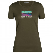 Női póló Icebreaker Women Tech Lite II SS Tee Trailhead zöld