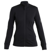 Icebreaker Women Merino 260 Quantum IV LS Zip női funkcionális pulóver fekete Black