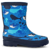Regatta Mudplay II Junior 4DT gyerek gumicsizma kék Bubbles the Shark Blue Print