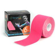 BronVit Sport Kinesio Tape classic 5 cm x 6m kineziológiai tapasz rózsaszín