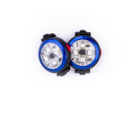 Curli Luumi Safety LED Lights rechargeable világító kiegészítő kutyára kék blue