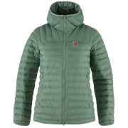 Fjällräven Expedition Lätt Hoodie női télikabát világoszöld Patina Green
