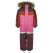 Didriksons Bjärven Kds Cover 5 Shadow Brown gyerek overall růžová/hnědá Shadow Brown
