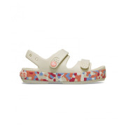 Crocs Crocband Cruiser Glow Confetti Band Sandal Summit White/Guava gyerek szandál