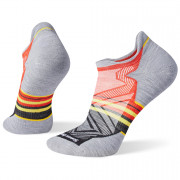 Zokni Smartwool Run Targeted Cush Low Ankl Pattern Socks piros/szürke