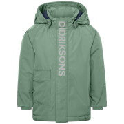 Didriksons Talvi Kids Jkt 2 Dark Moss gyerek télikabát sötétzöld Dark Moss