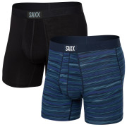 Saxx Vibe Super Soft Bb 2Pk boxeralsó fekete/kék surge spacedye/navy