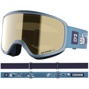 Salomon Rio gyerek síszemüveg kék Smoke Blue