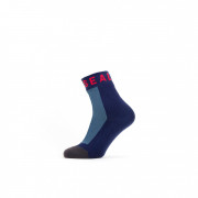 Vízálló zokni SealSkinz WP Warm Weather Ank Lenght + Hydrostop kék/szürke