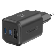 Swissten GaN Travel Charger 2X USB -C + USB-A adapter