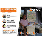 Vango Balletto Air 260 Elements ProShield elősátor